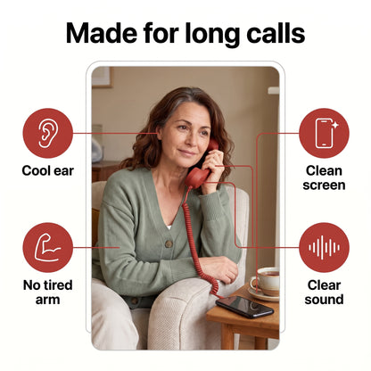 Retro Handset For SmartPhones