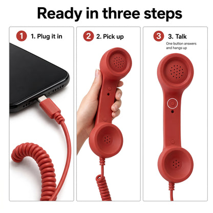Retro Handset For SmartPhones